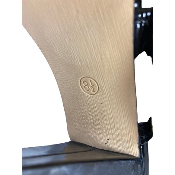 Seychelles Sandals Anthropologie Black Laser Cut Cross Strap Heels Womens 8.5M - Picture 10 of 10